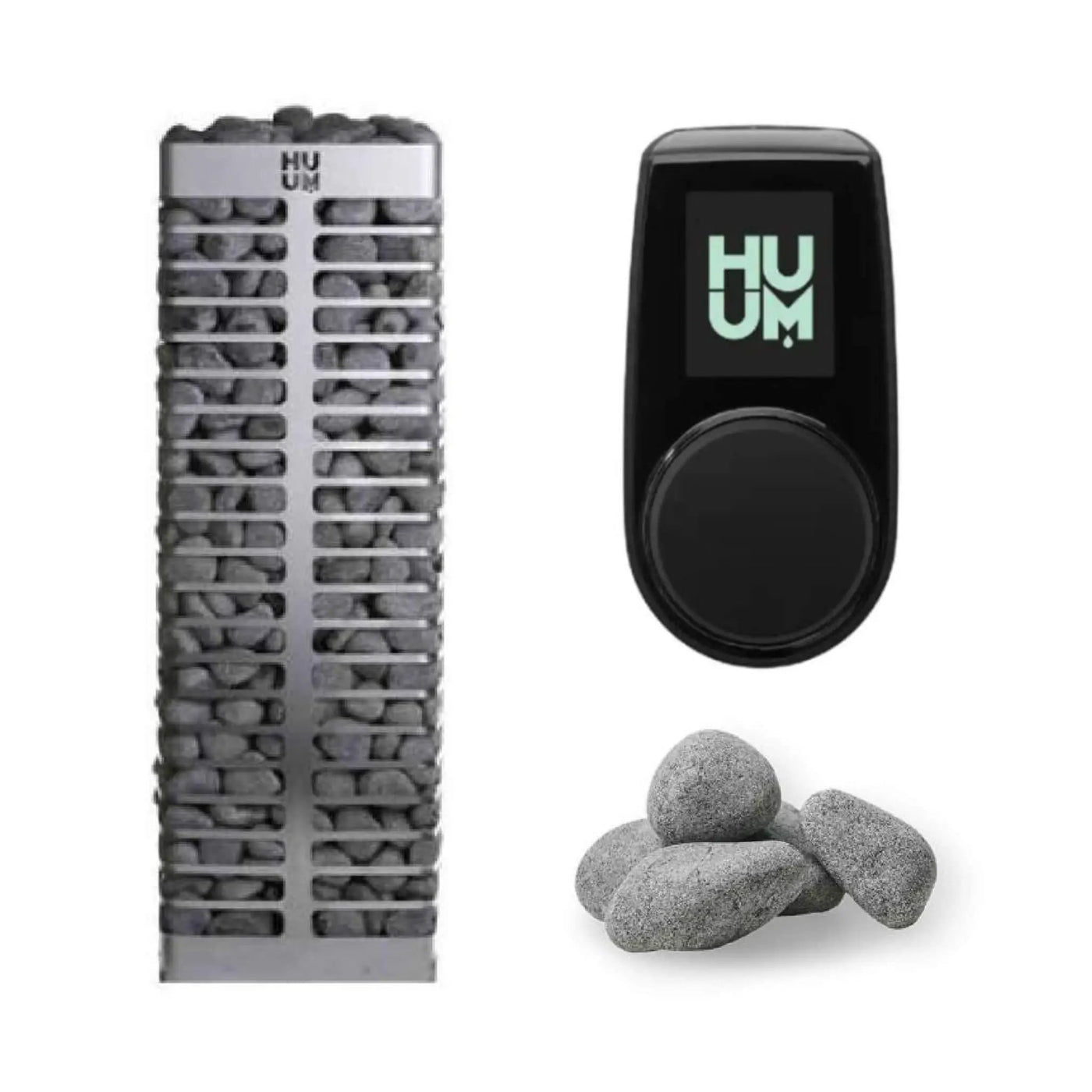 Huum Steel Series Sauna Heater With UKU Control & Sauna Stones (SAK84952) by SAKSBY WHOLESALE