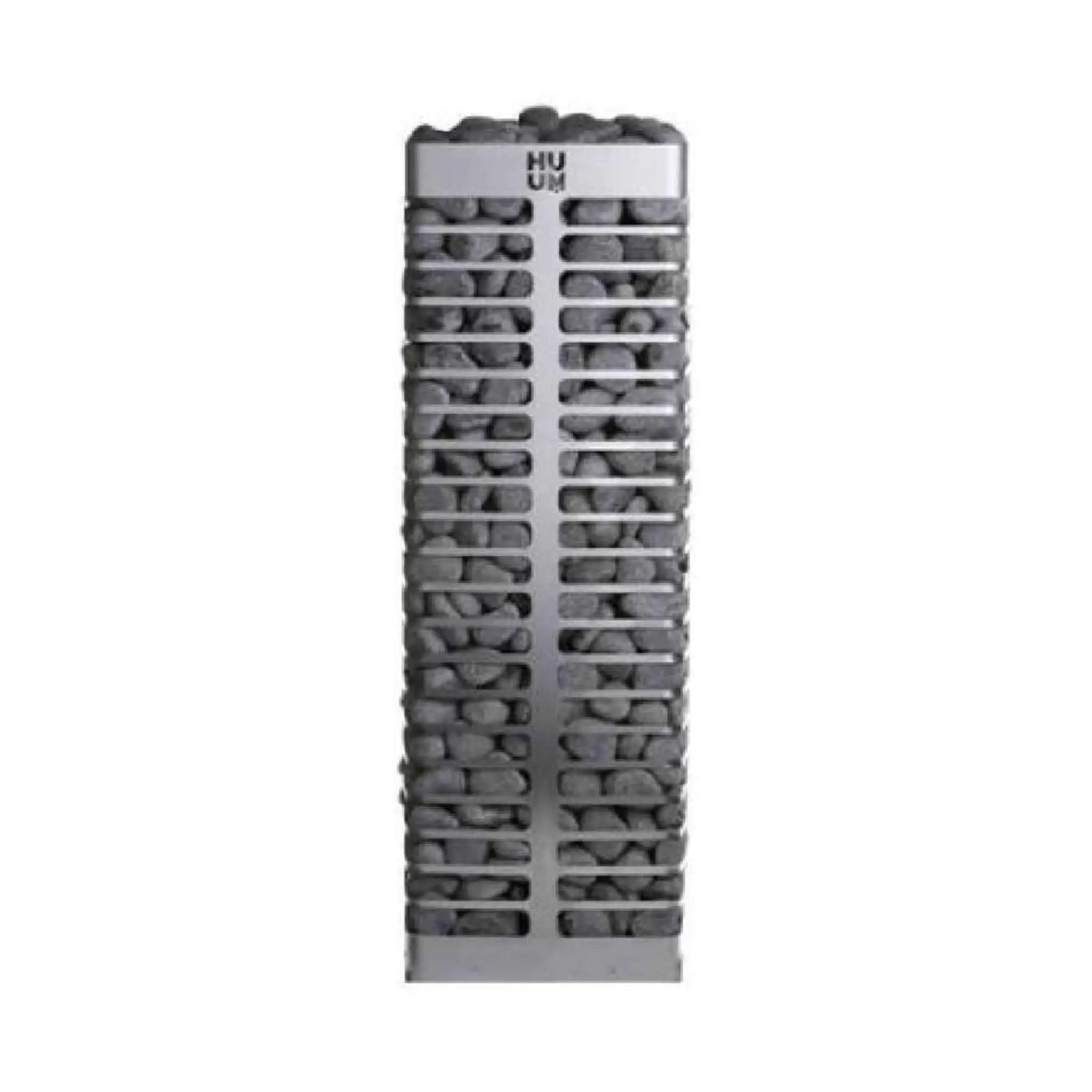 Huum Steel Mini Series 4 Stainless Steel Wall Mount 3.5KW Sauna Heater With Digital Controller & Sauna Stones (SAK91573) by SAKSBY WHOLESALE