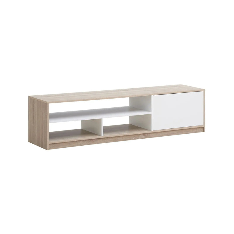 63 Inch TV Stand with Push-to-Open Door Cabinet for TVs up to 75 Inch by DirectDeals