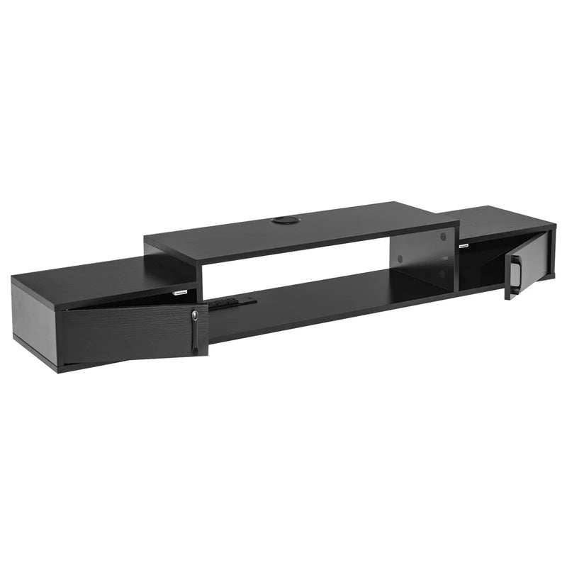 55 Inches Floating TV Stand with Power Outlet by DirectDeals