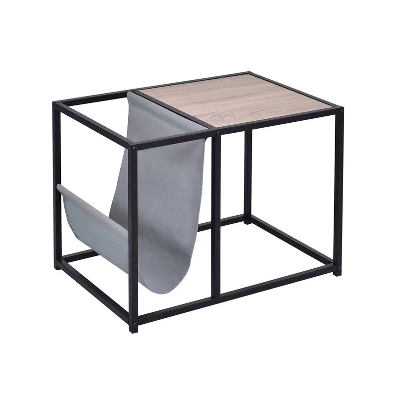 End Table Side Accent Metal Magazine Organizer by DirectDeals