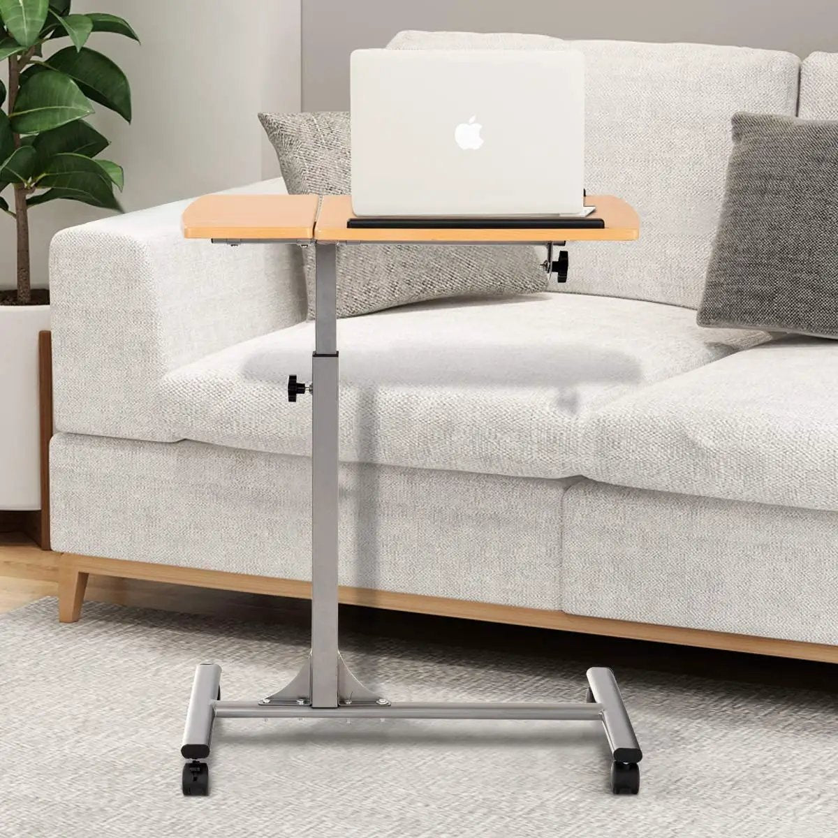 Adjustable Laptop Desk With Stand Holder And Wheels by DirectDeals