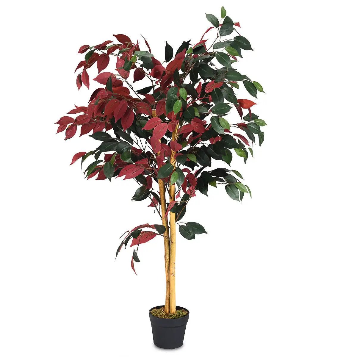 4 Feet Tall Artificial Ficus Tree with Nursery Pot by DirectDeals