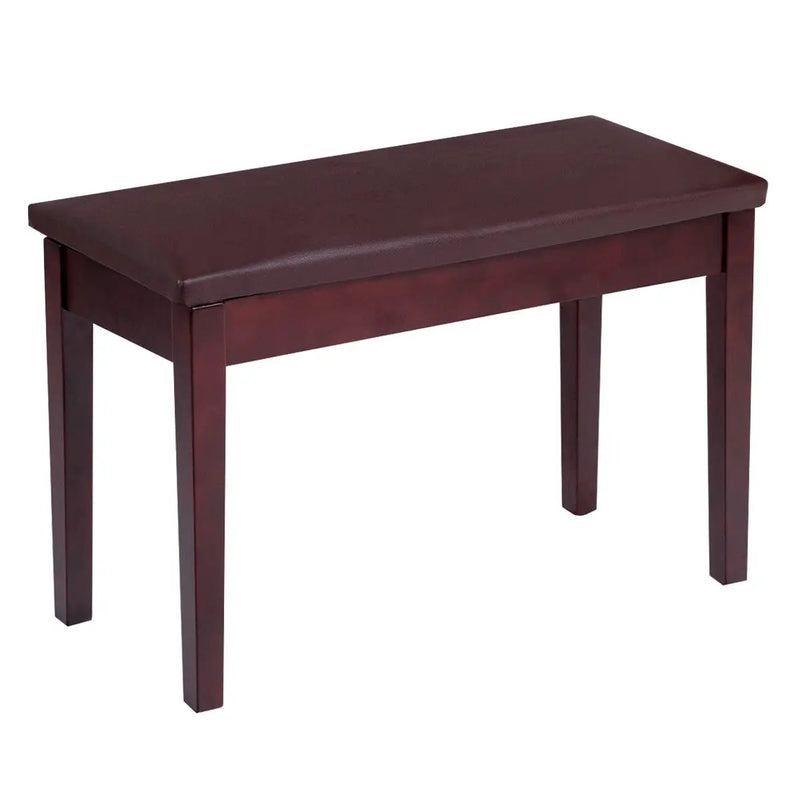 Solid Wood PU Leather Padded Piano Bench Keyboard Seat by DirectDeals