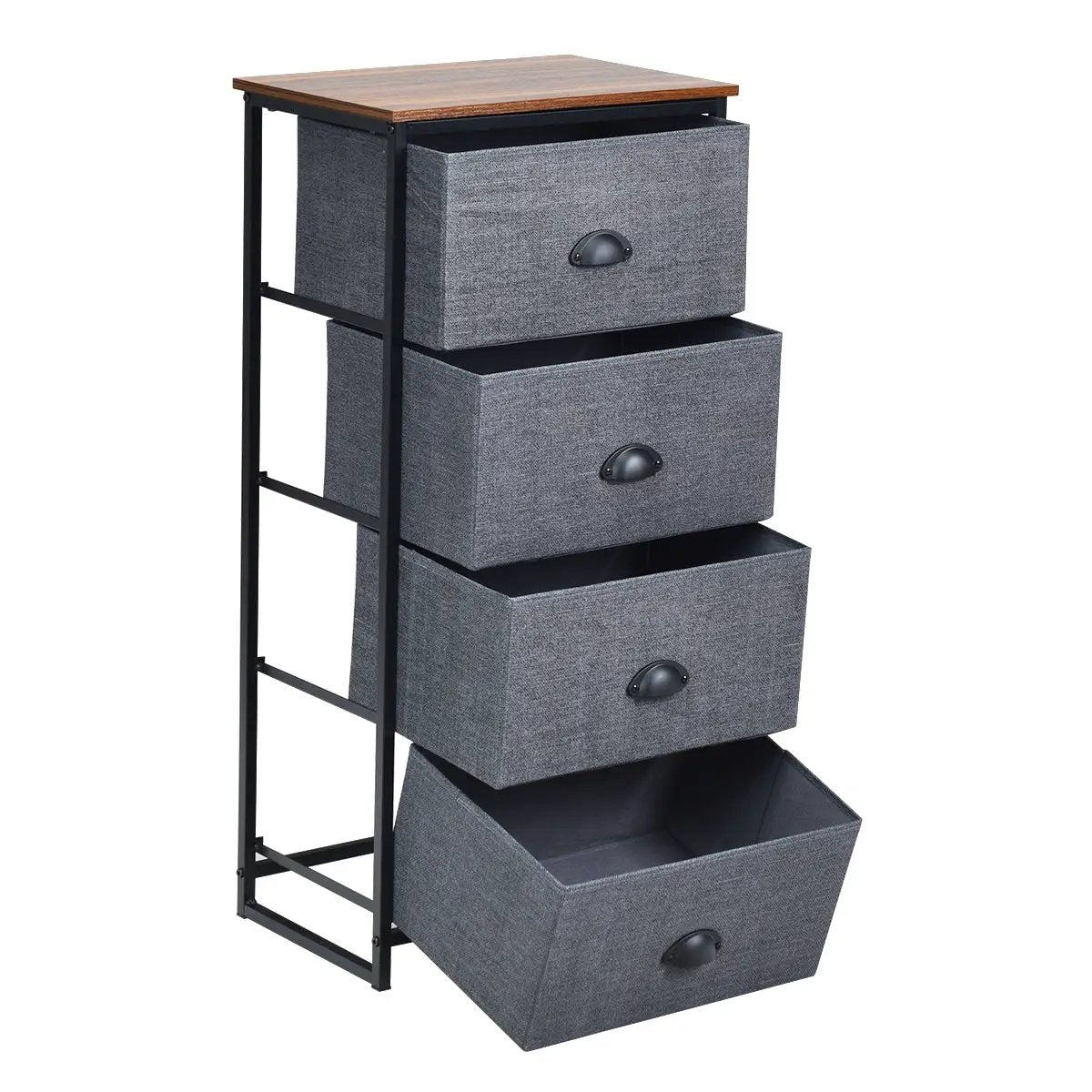 Chest Storage Tower Side Table Display Storage with 4 Drawers by DirectDeals