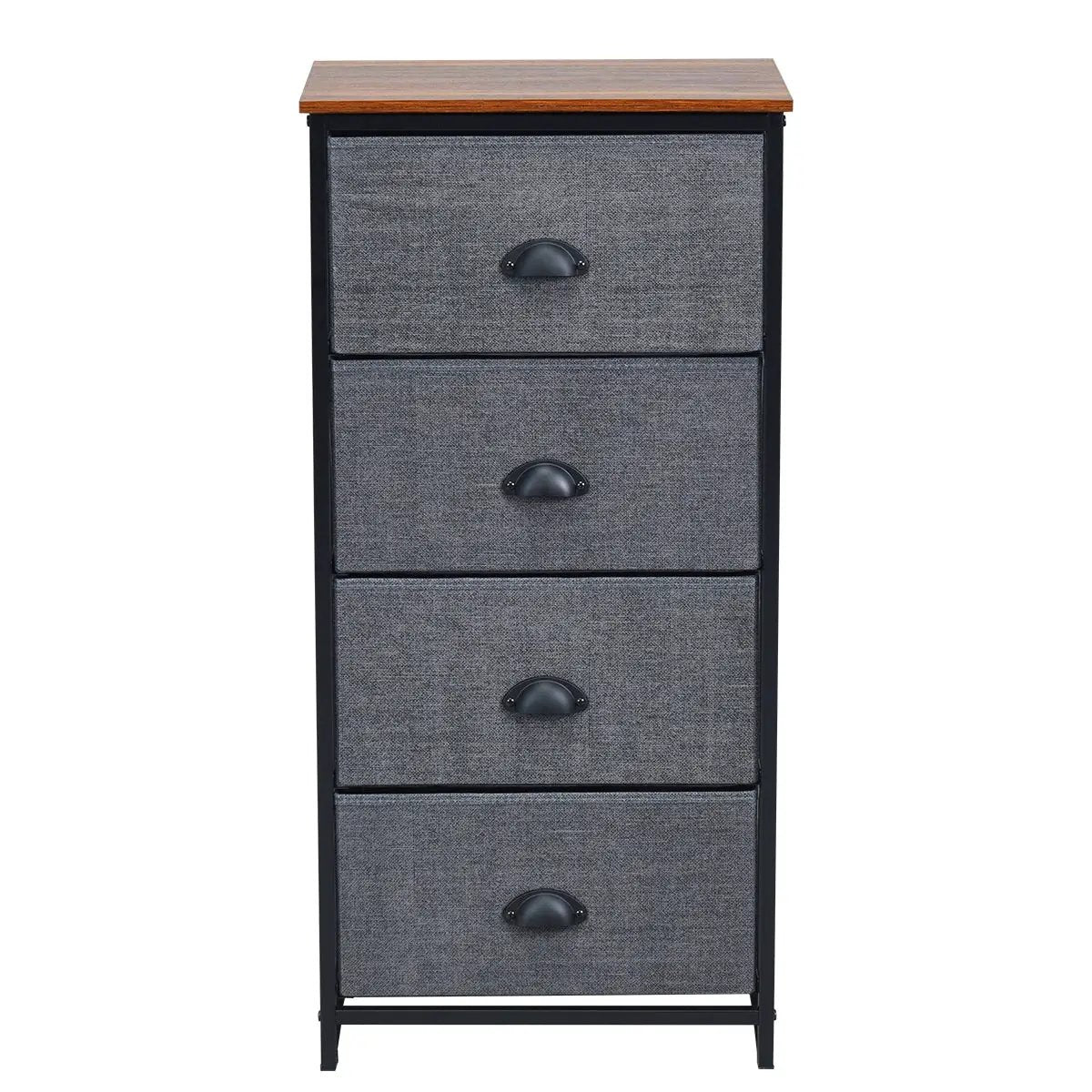 Chest Storage Tower Side Table Display Storage with 4 Drawers by DirectDeals