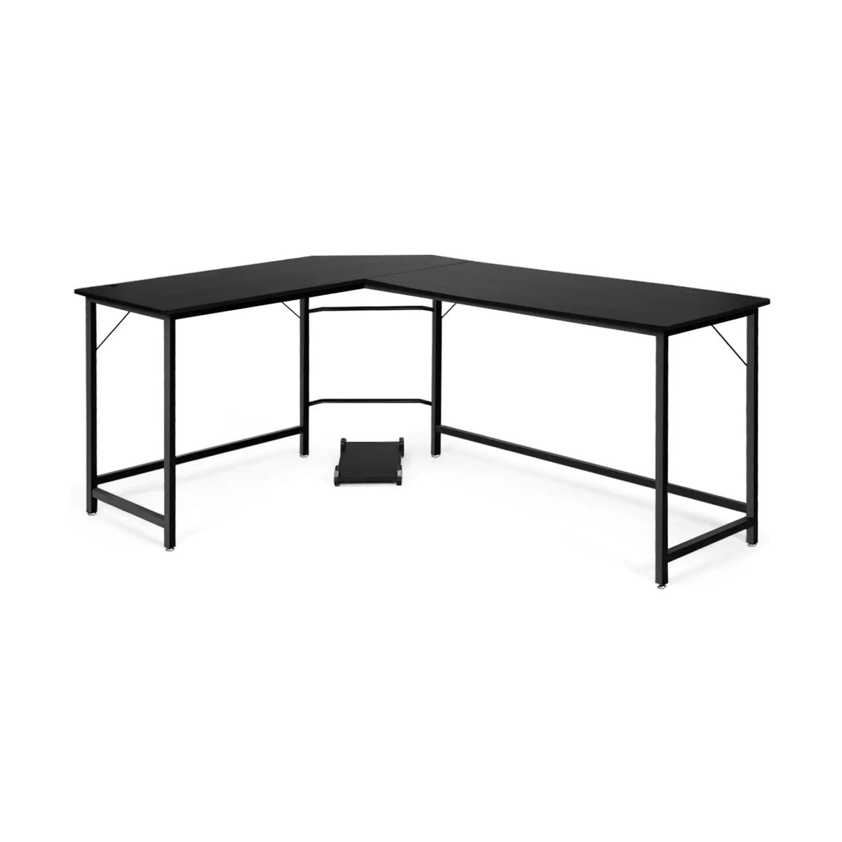 L Shaped Desk Corner Computer Desk PC Laptop Gaming Table Workstation by DirectDeals