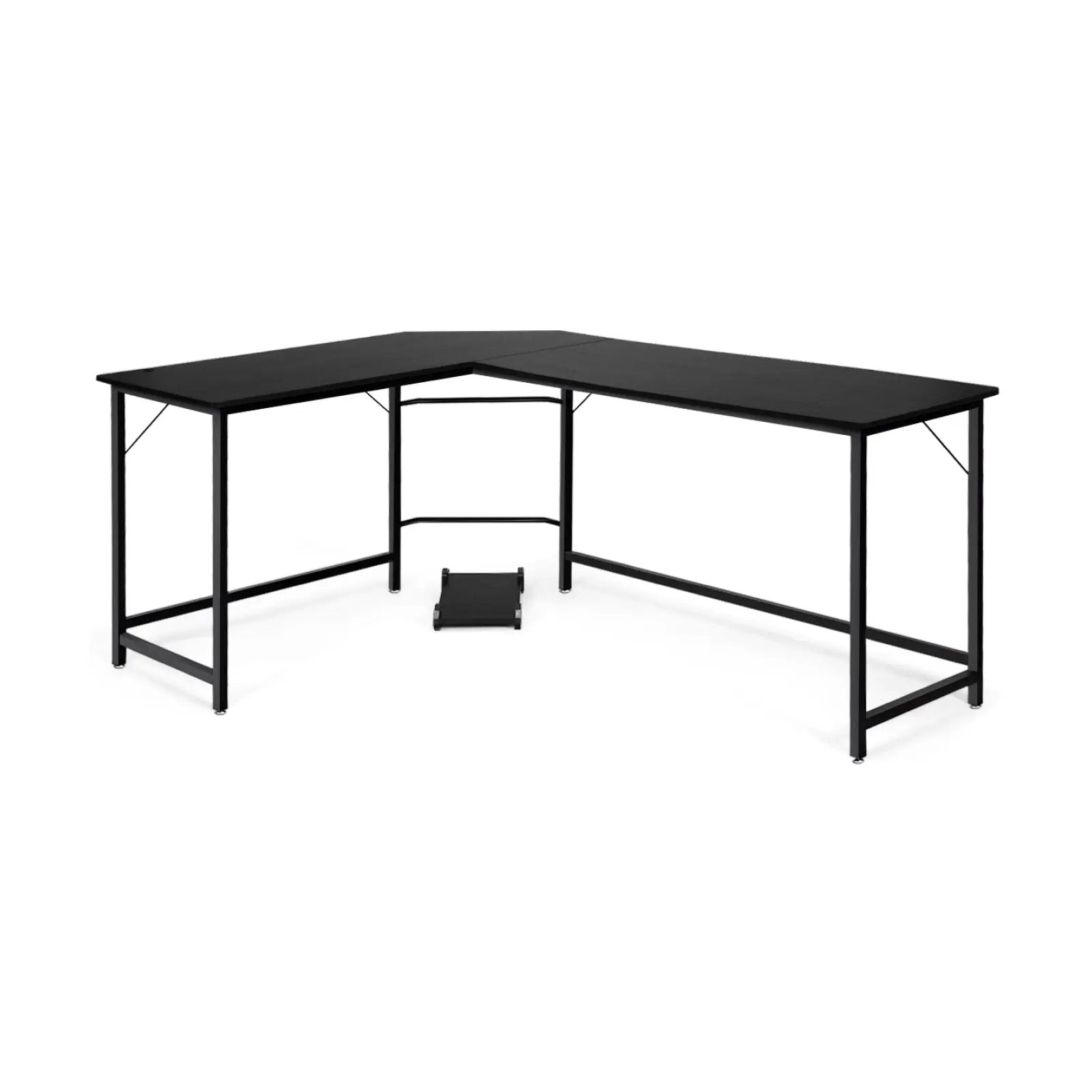 L Shaped Desk Corner Computer Desk PC Laptop Gaming Table Workstation by DirectDeals