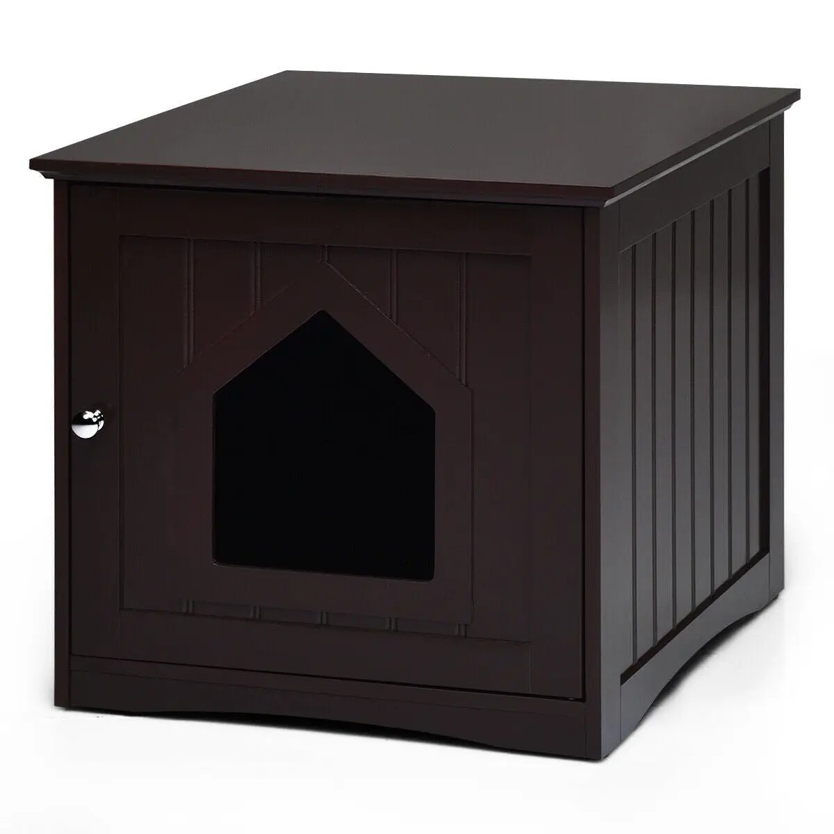 Sidetable Nightstand Weatherproof Multi-function Cat House by DirectDeals