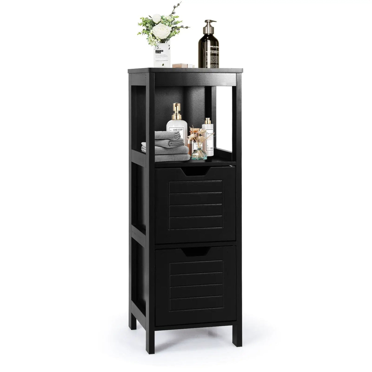 Floor Cabinet Multifunction Storage Rack Stand Organizer by DirectDeals