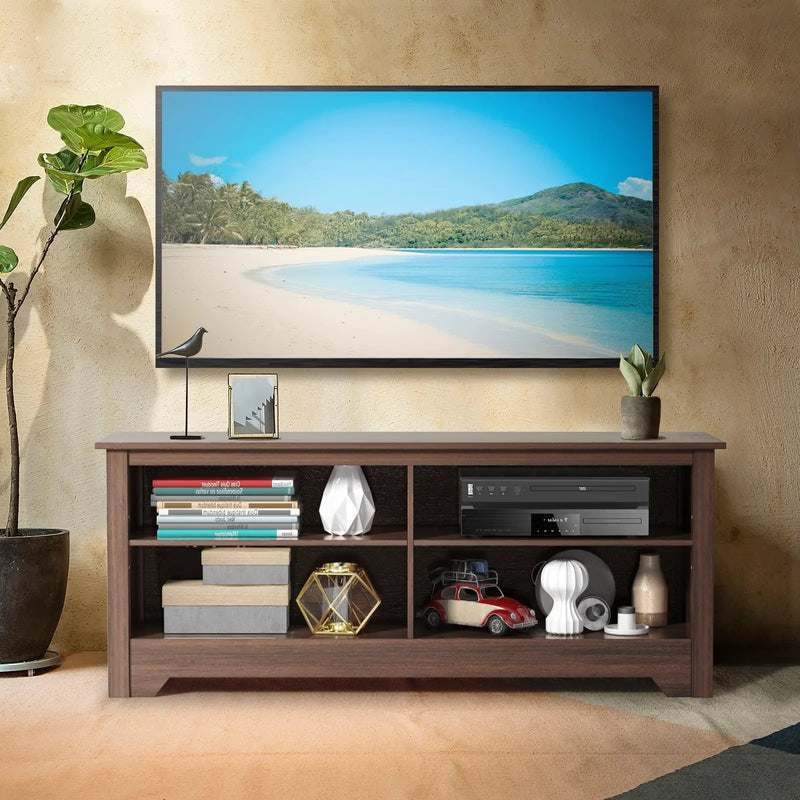 58 Inch Wooden Entertainment Media Center TV Stand by DirectDeals