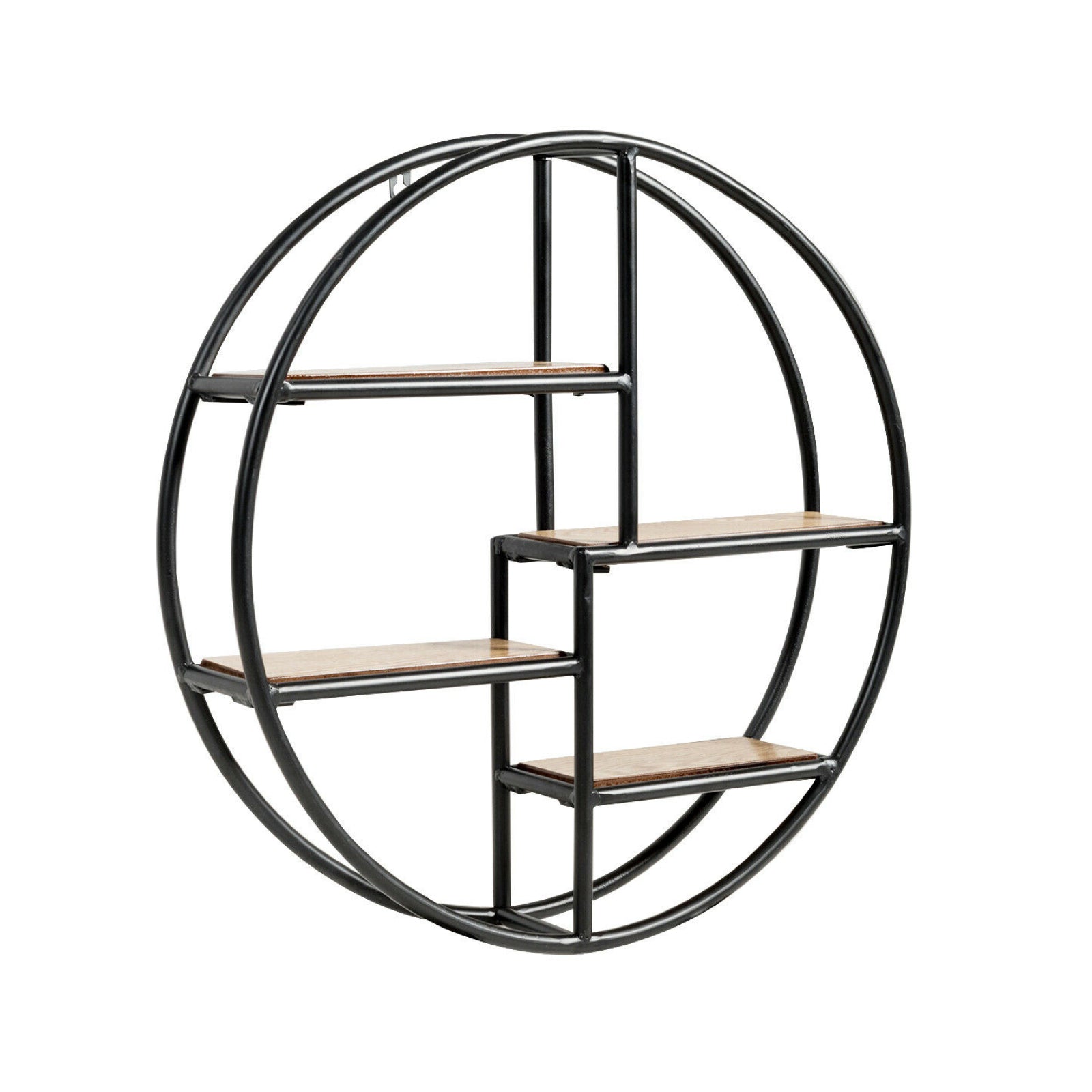 Hanging Storage Shelf Circular Wall-Mounted 4-Tier Rack by DirectDeals