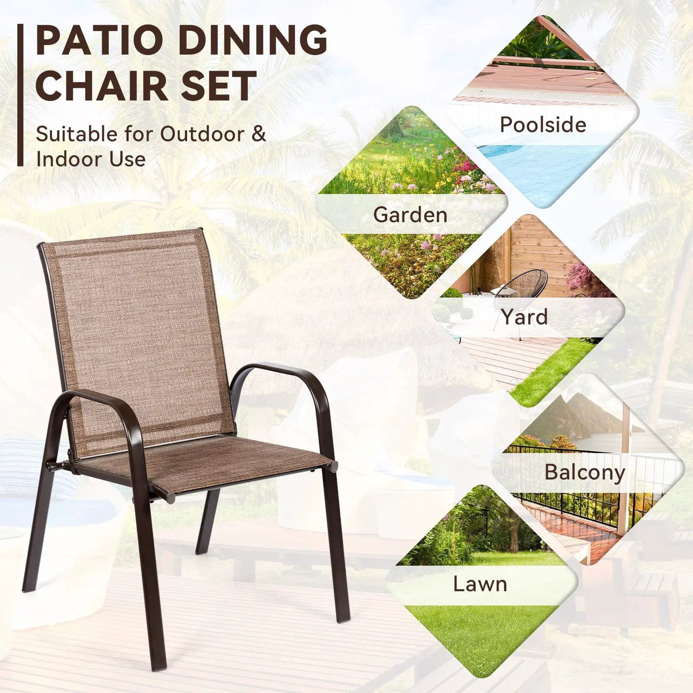 2 Pcs Patio by DirectDeals