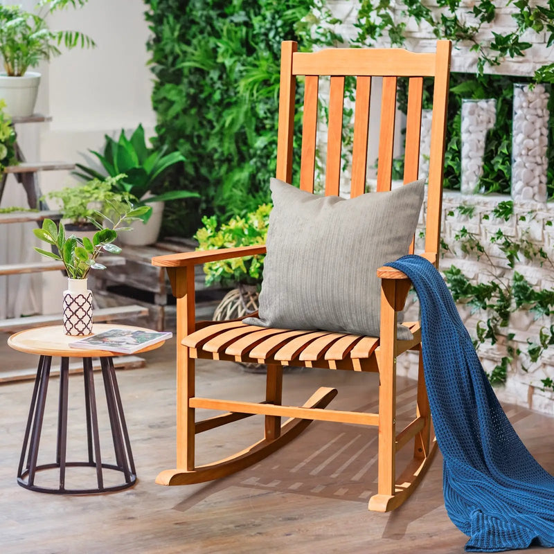 Outdoor Rocking Chair Single Rocker for Patio Deck by DirectDeals