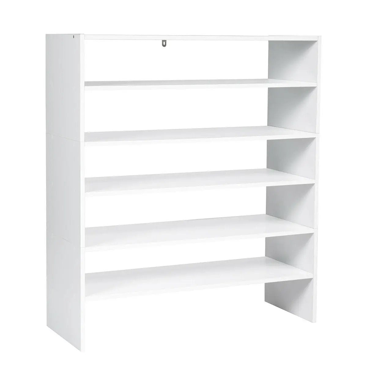 3 Pieces 31-Inch Stackable Multi-Shape Shoe Rack by DirectDeals