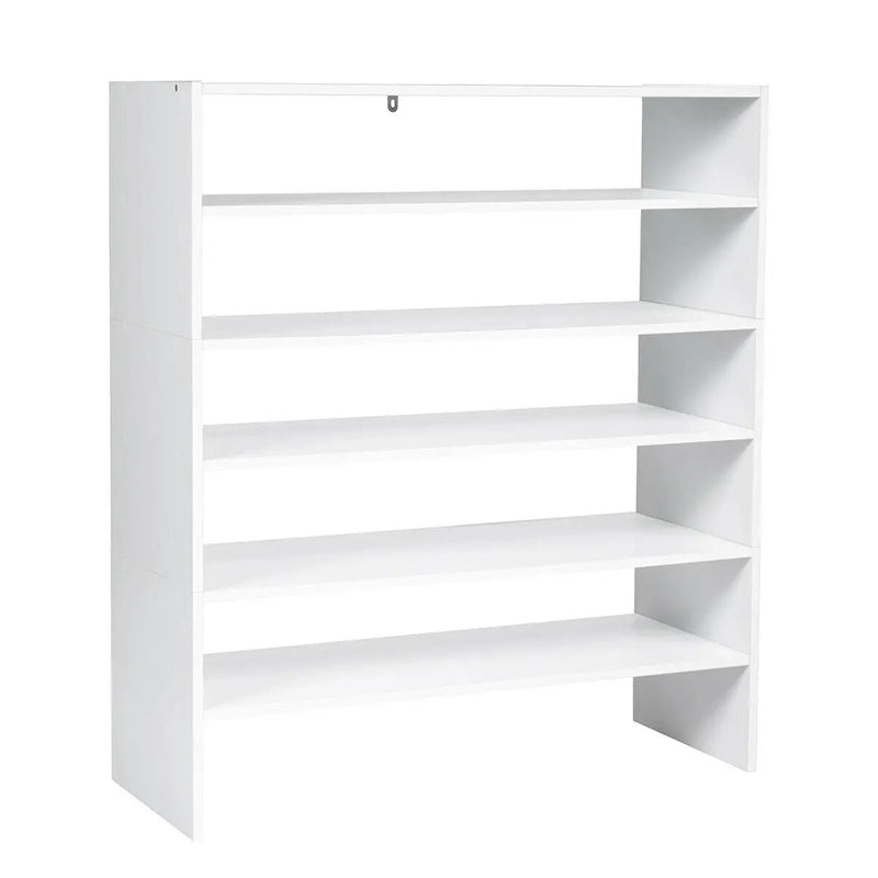 3 Pieces 31-Inch Stackable Multi-Shape Shoe Rack by DirectDeals