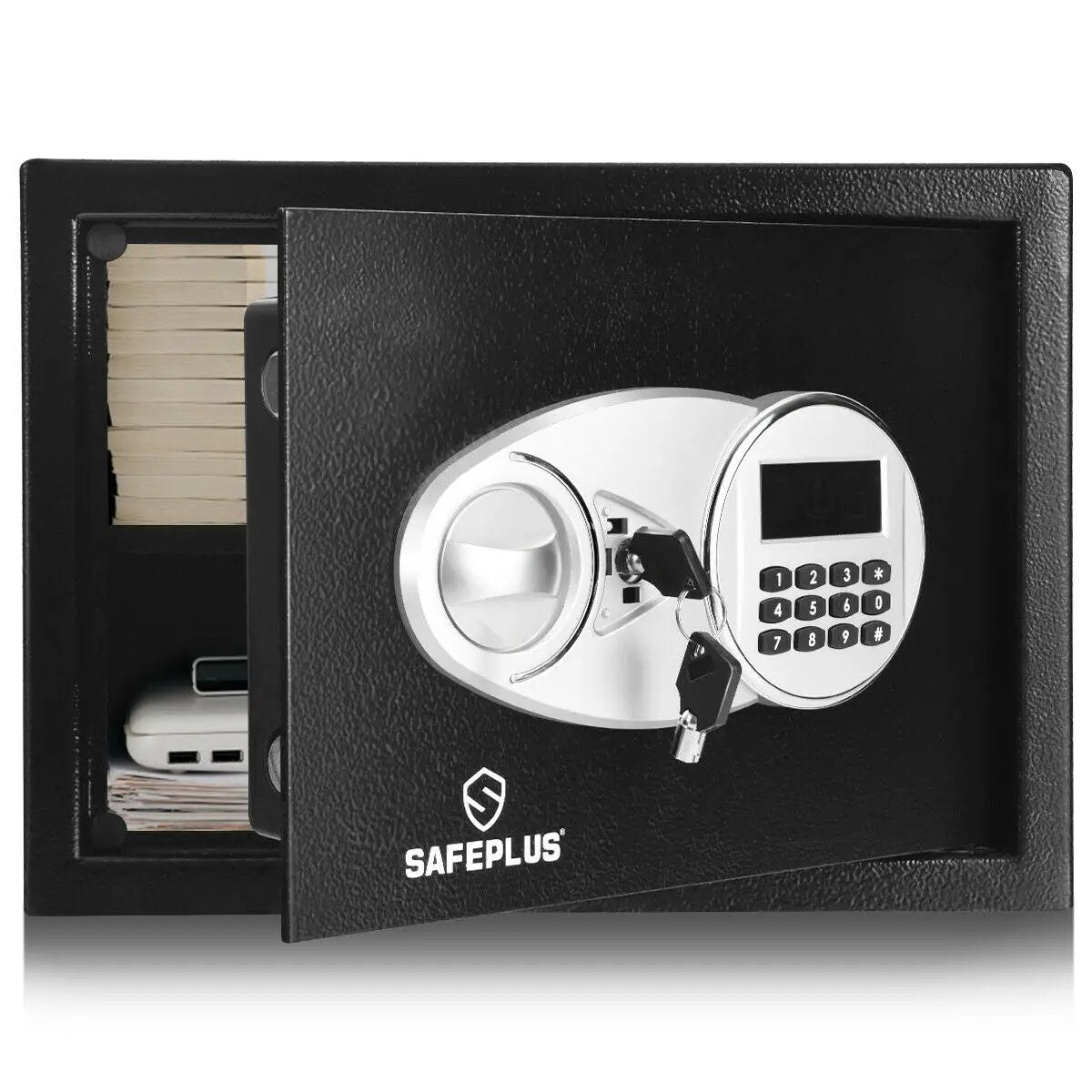 2-Layer Safe Deposit Box with Digital Keypad by DirectDeals