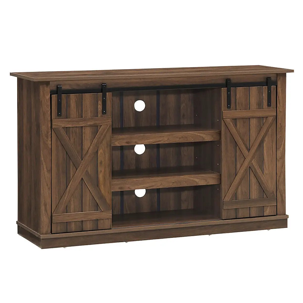 Sliding Barn TV Stand Console Table by DirectDeals