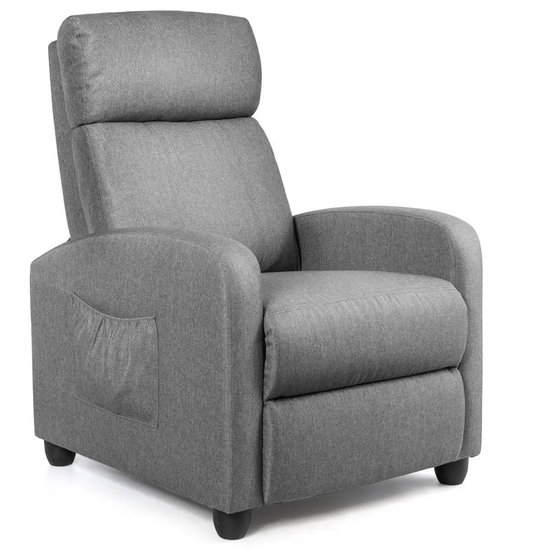 Recliner Sofa Wingback Chair with Massage Function by DirectDeals