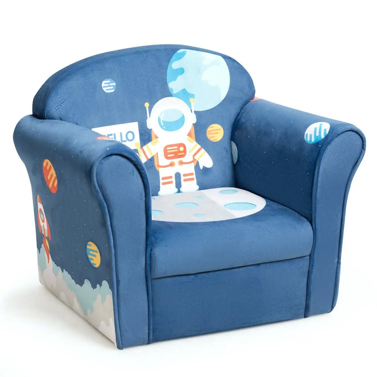 Kids Astronaut Armrest Upholstered Couch by DirectDeals