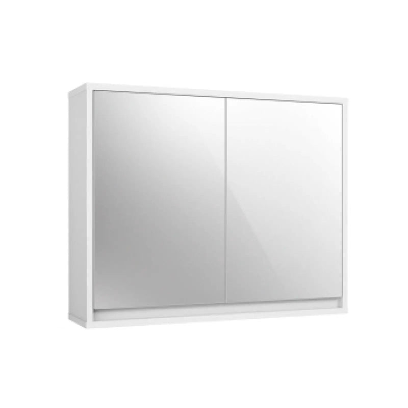 2-Door Wall-Mounted Bathroom Mirrored Medicine Cabinet by DirectDeals