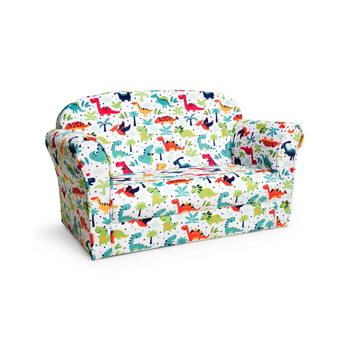 Double Kids Dinosaur Sofa Children Armrest Couch by DirectDeals