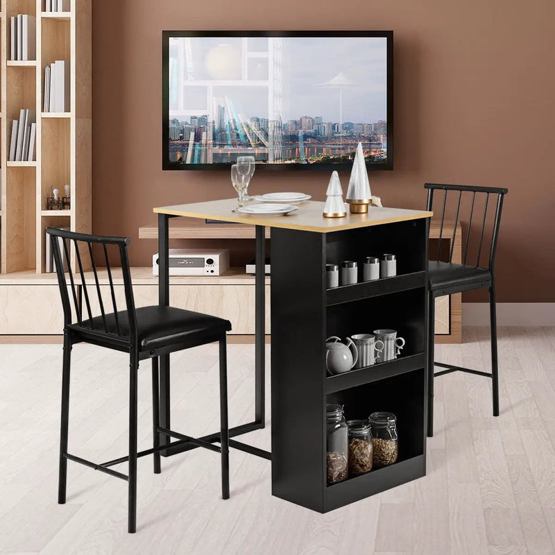 3 Piece Counter Height Pub Dining Set by DirectDeals