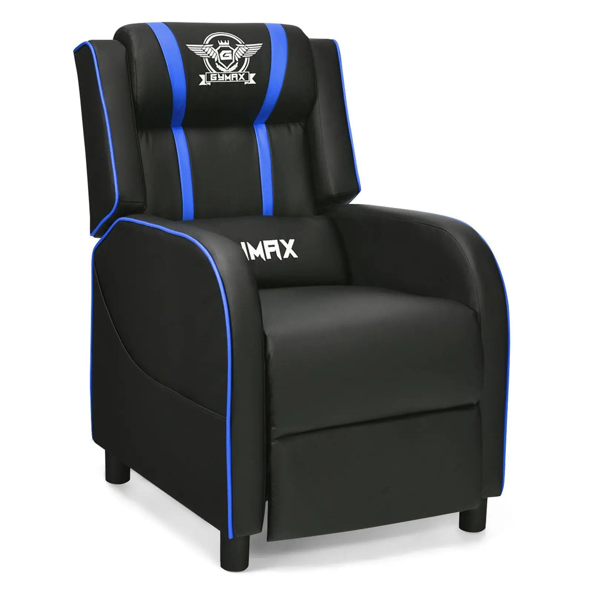 Massage Racing Gaming Single Recliner Chair by DirectDeals