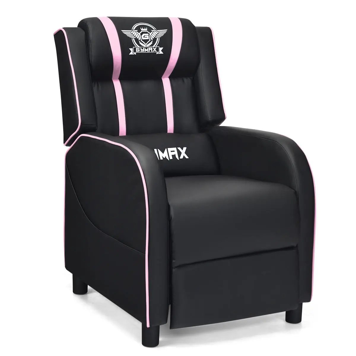 Massage Racing Gaming Single Recliner Chair by DirectDeals