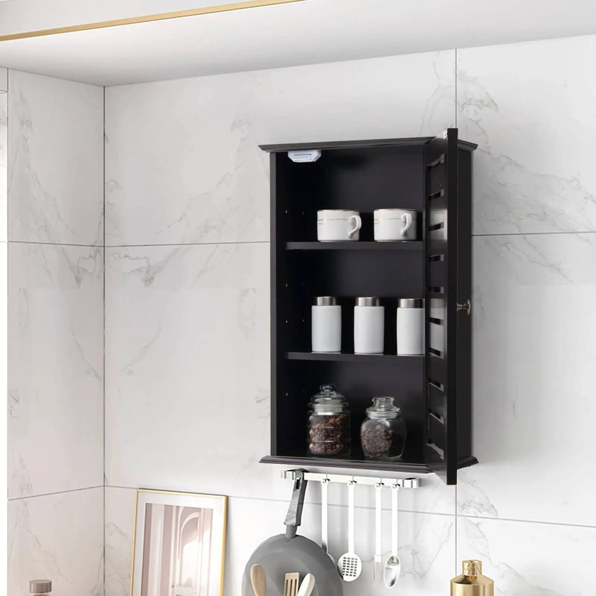 Wall Mount Medicine Cabinet Multifunction Storage Organizer by DirectDeals
