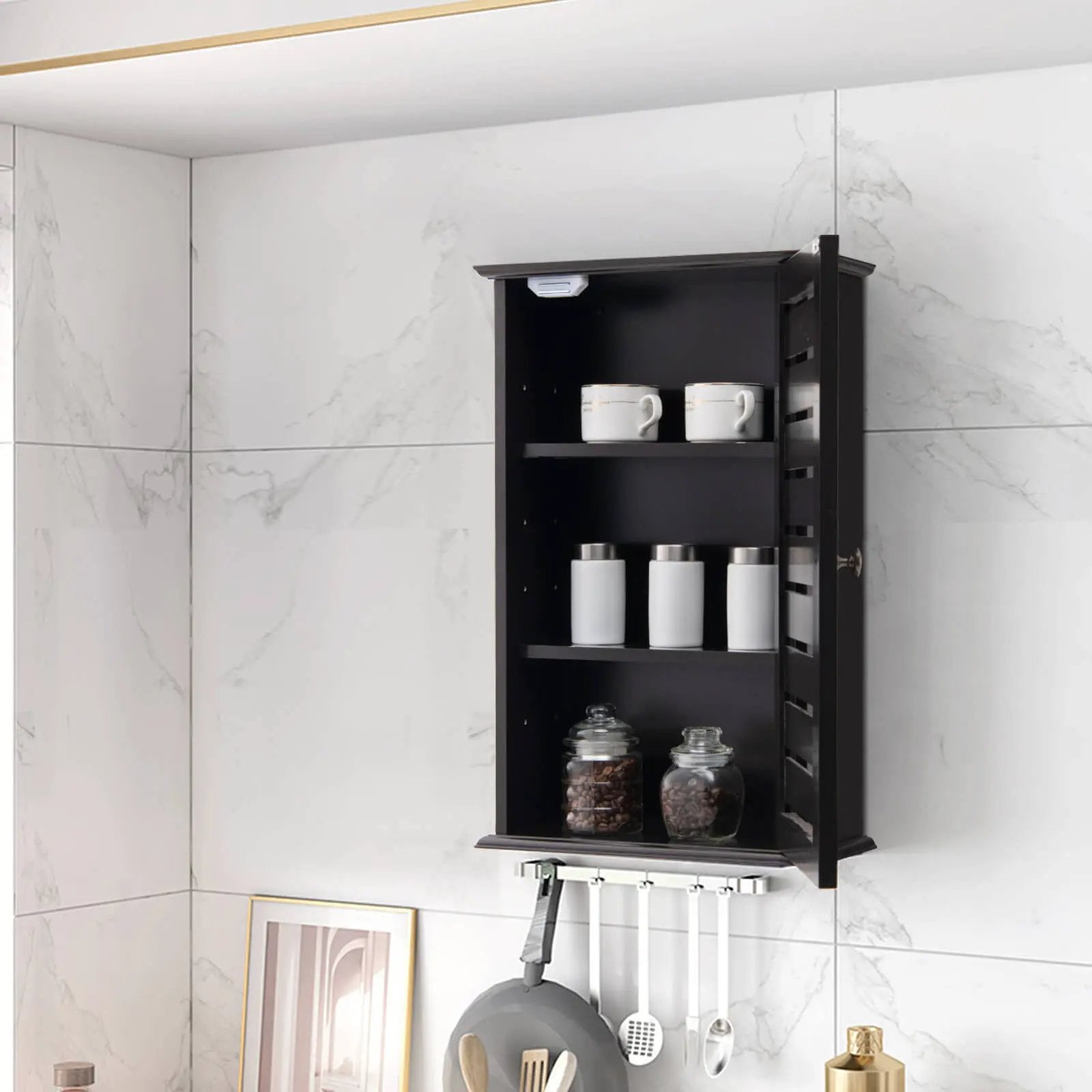 Wall Mount Medicine Cabinet Multifunction Storage Organizer by DirectDeals