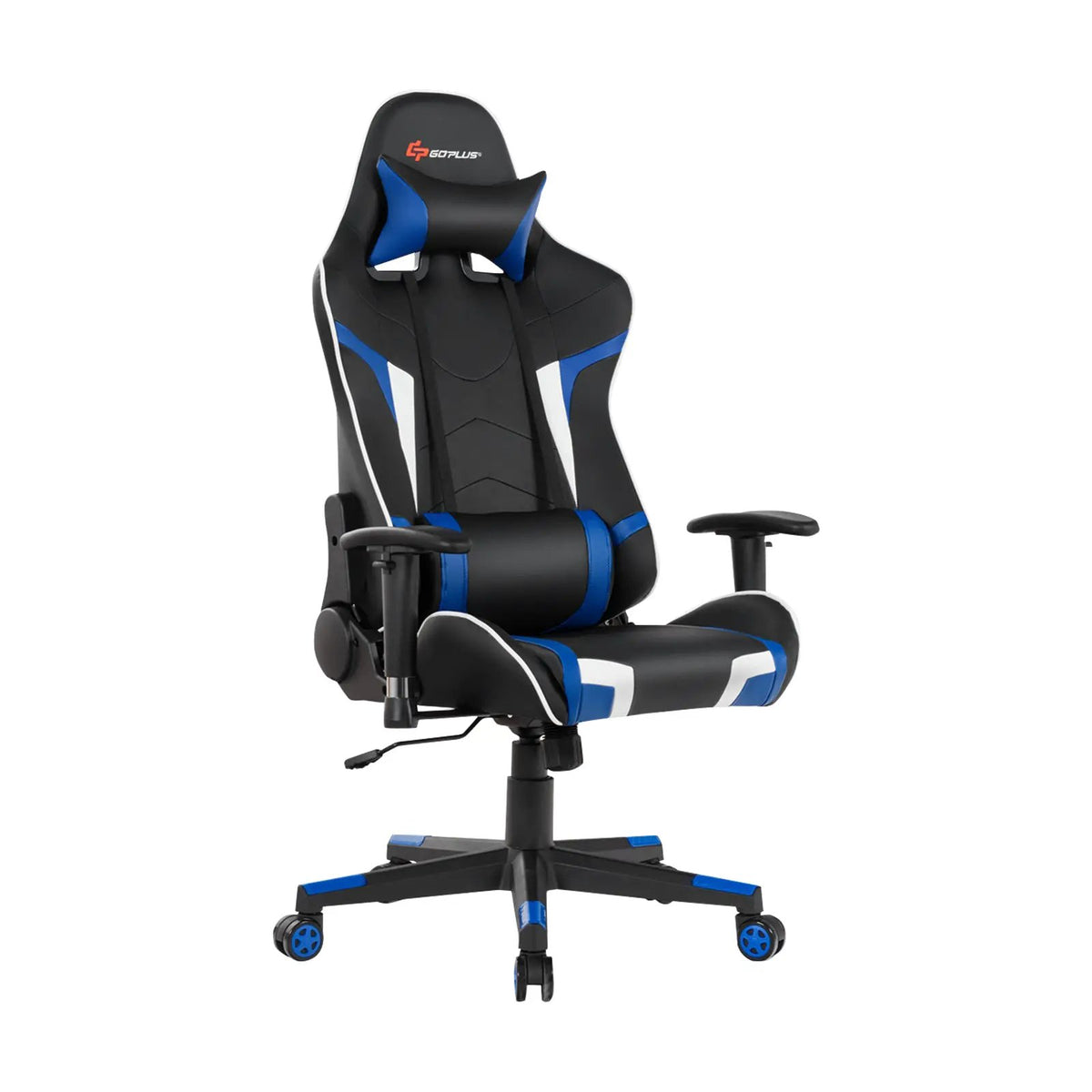 Reclining Swivel Massage Gaming Chair with Lumbar Support by DirectDeals