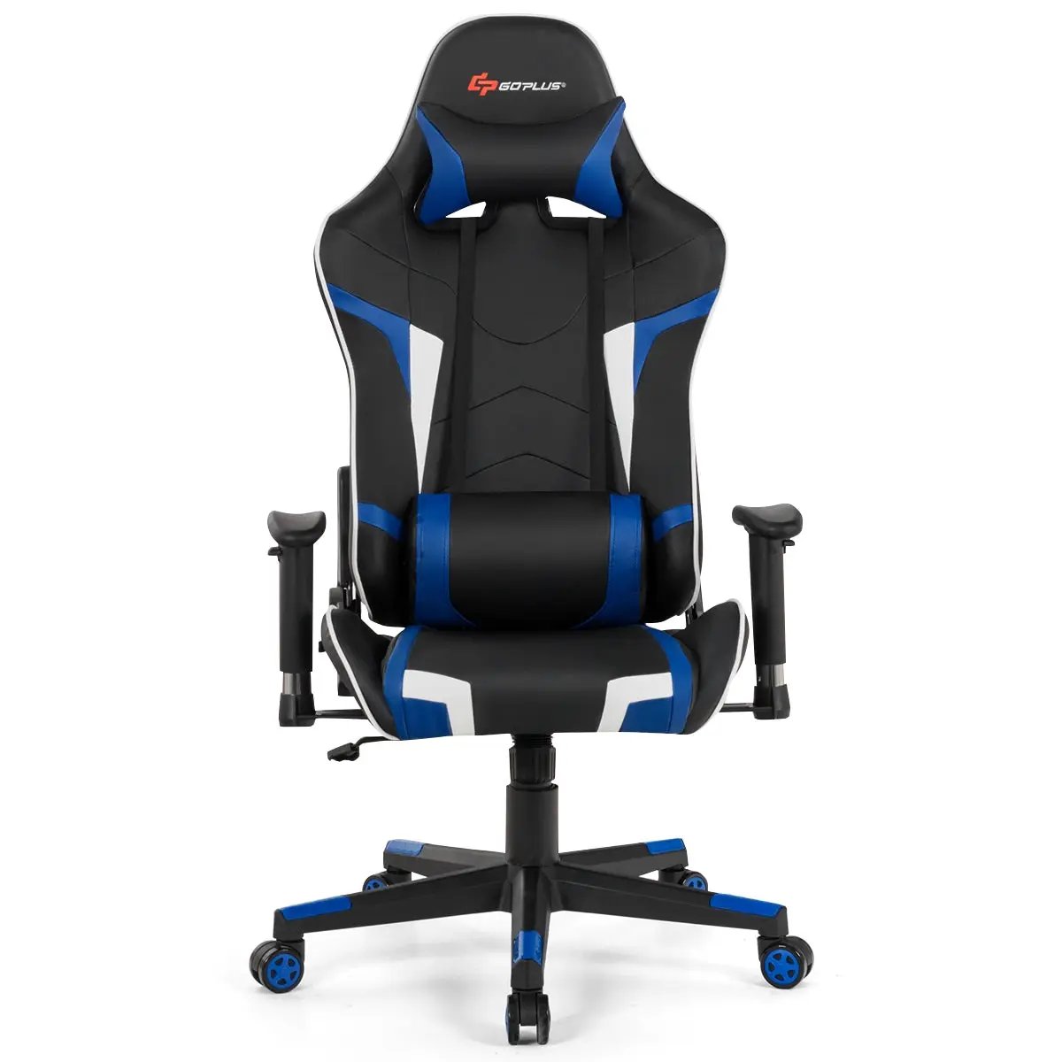 Reclining Swivel Massage Gaming Chair with Lumbar Support by DirectDeals