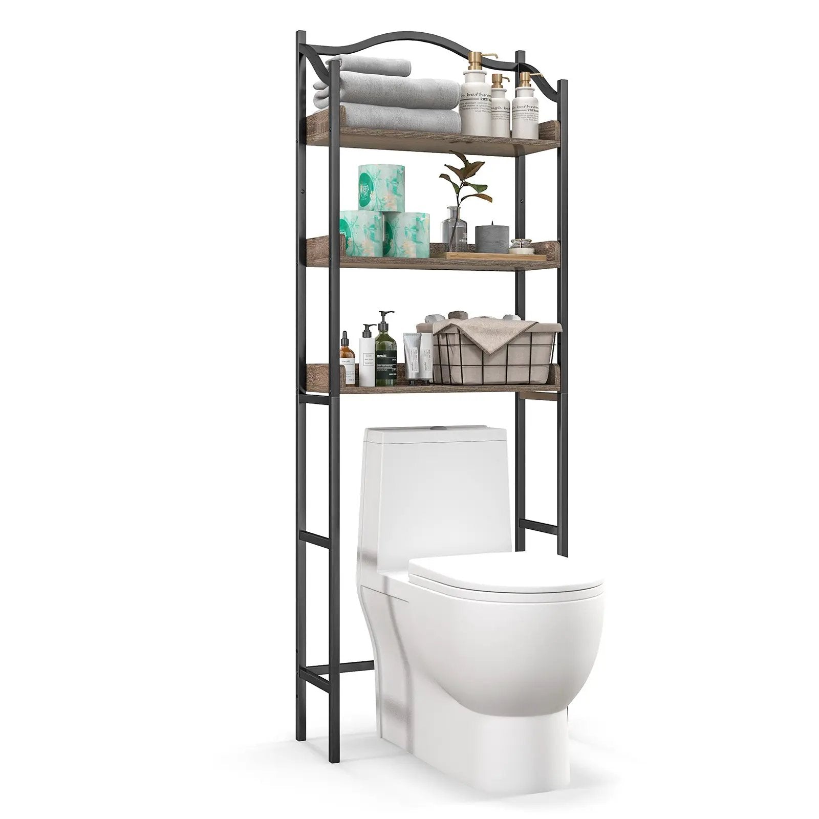 3-Tier Over-The-Toilet Bathroom Spacesaver Storage Rack by DirectDeals