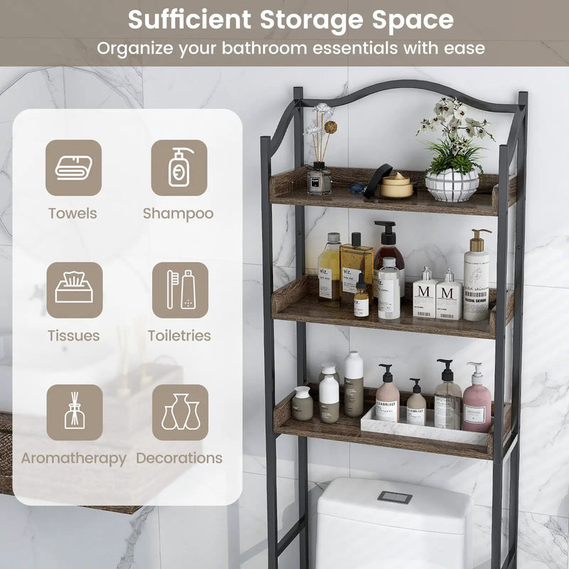 3-Tier Over-The-Toilet Bathroom Spacesaver Storage Rack by DirectDeals
