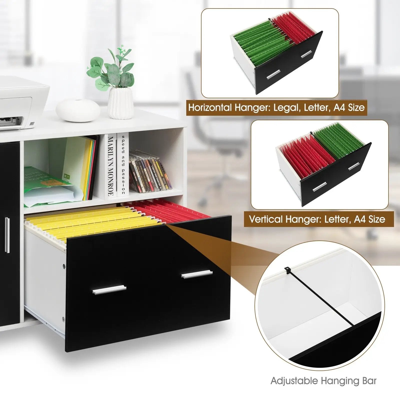 Lateral Mobile File Storage Cabinet by DirectDeals