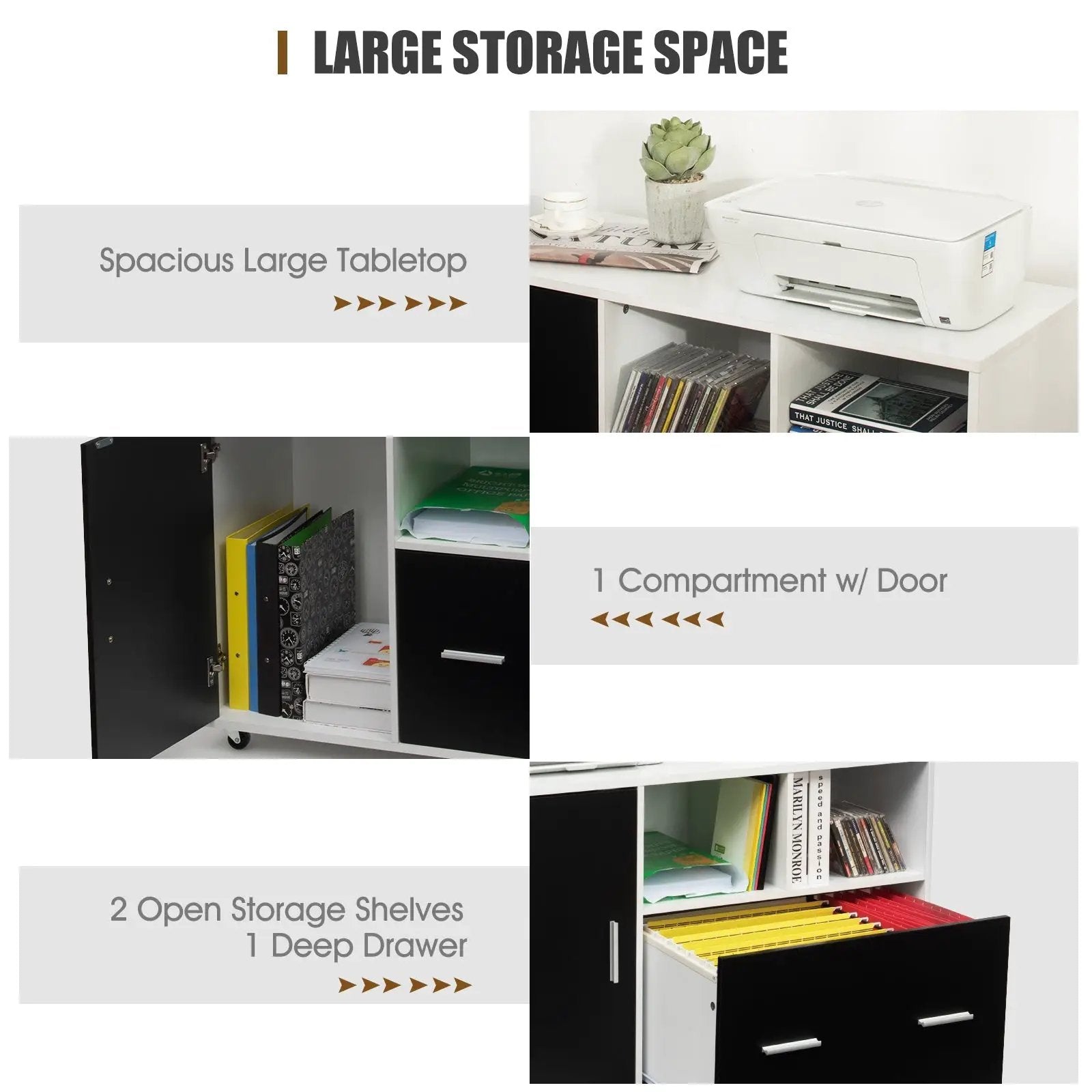 Lateral Mobile File Storage Cabinet by DirectDeals