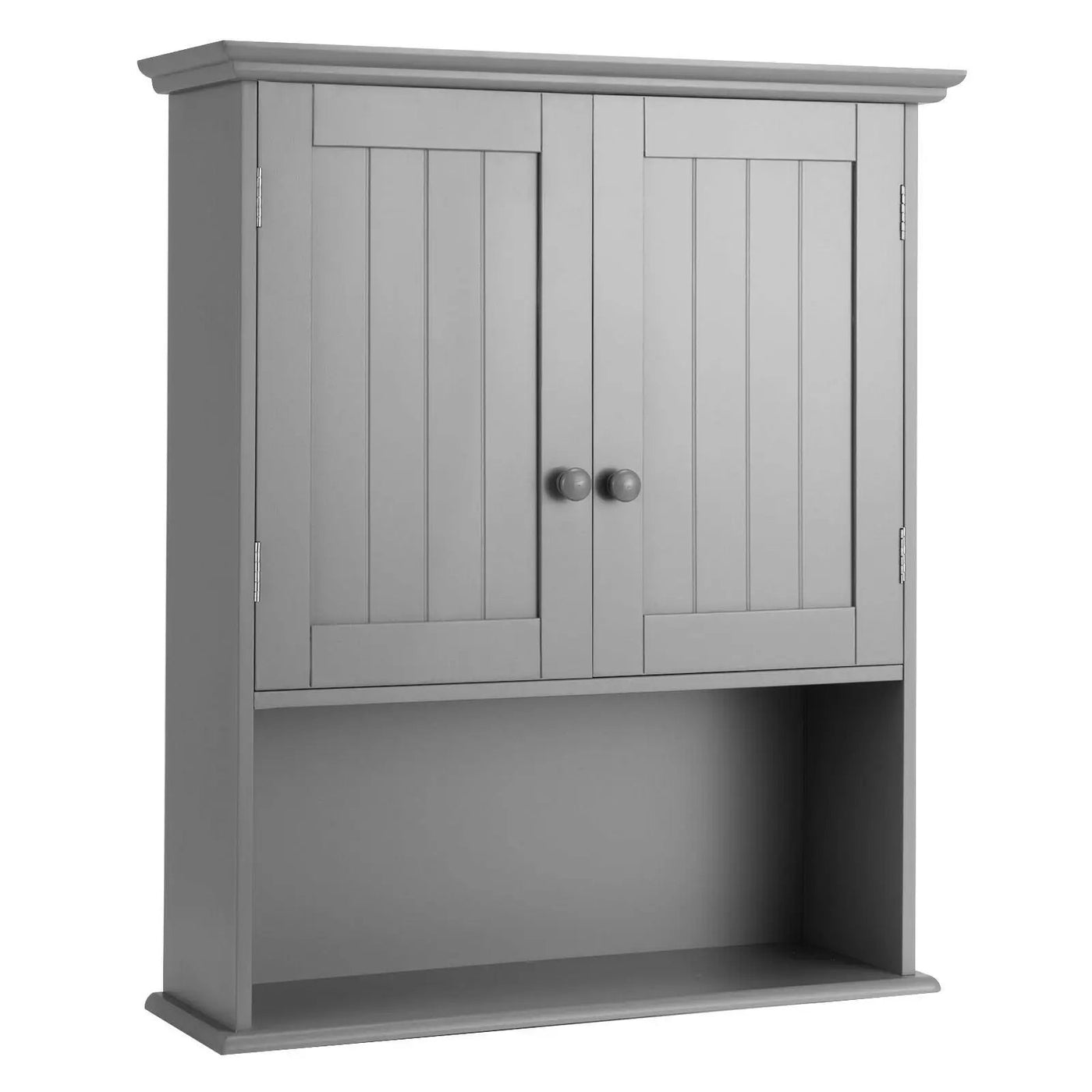 2-Door Wall Mount Bathroom Storage Cabinet with Open Shelf by DirectDeals