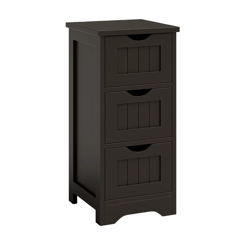 Bathroom Floor Freestanding Storage Organizer with 3 Drawers by DirectDeals