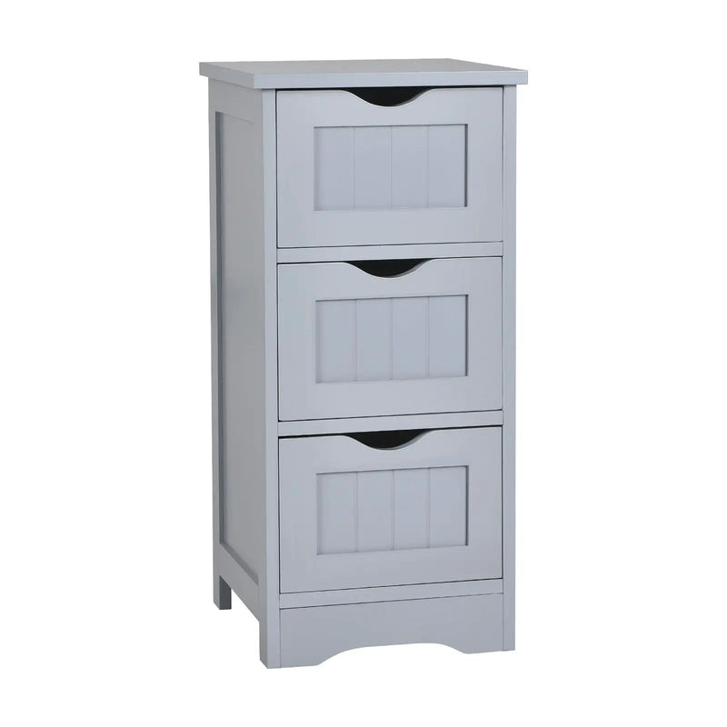 Bathroom Floor Freestanding Storage Organizer with 3 Drawers by DirectDeals