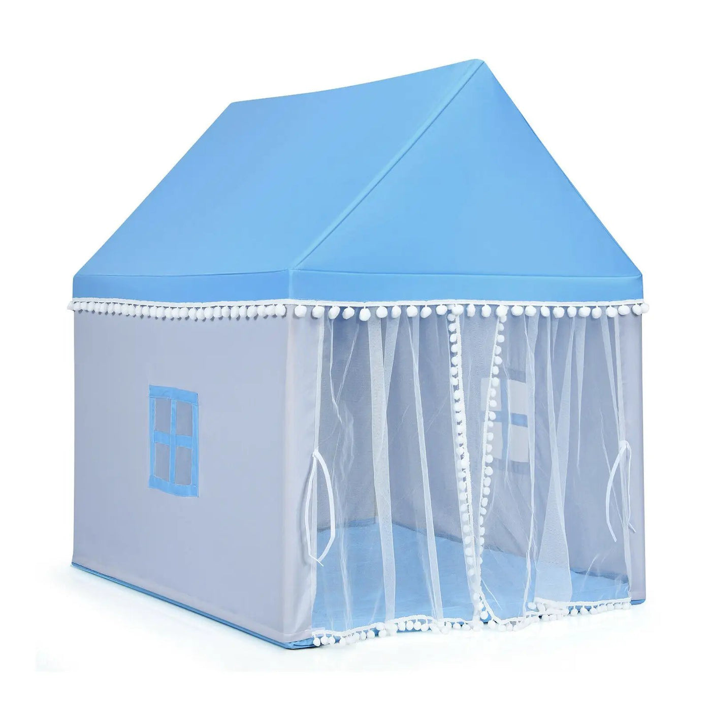 Kids Play Tent Large Playhouse Children Play Castle Fairy Tent Gift with Mat by DirectDeals