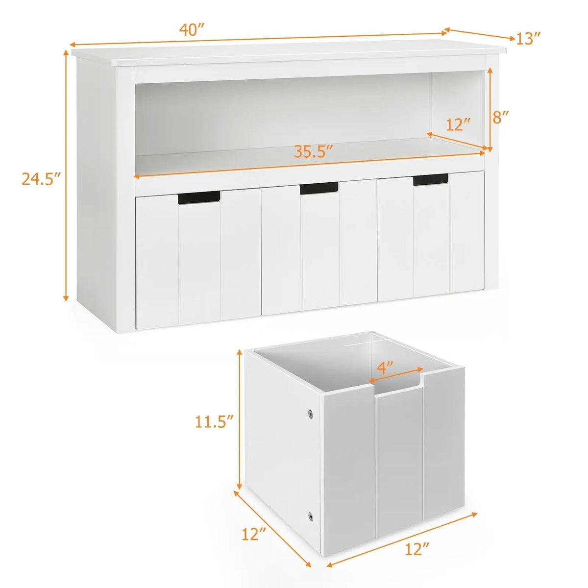 Kid Toy Storage Cabinet by DirectDeals