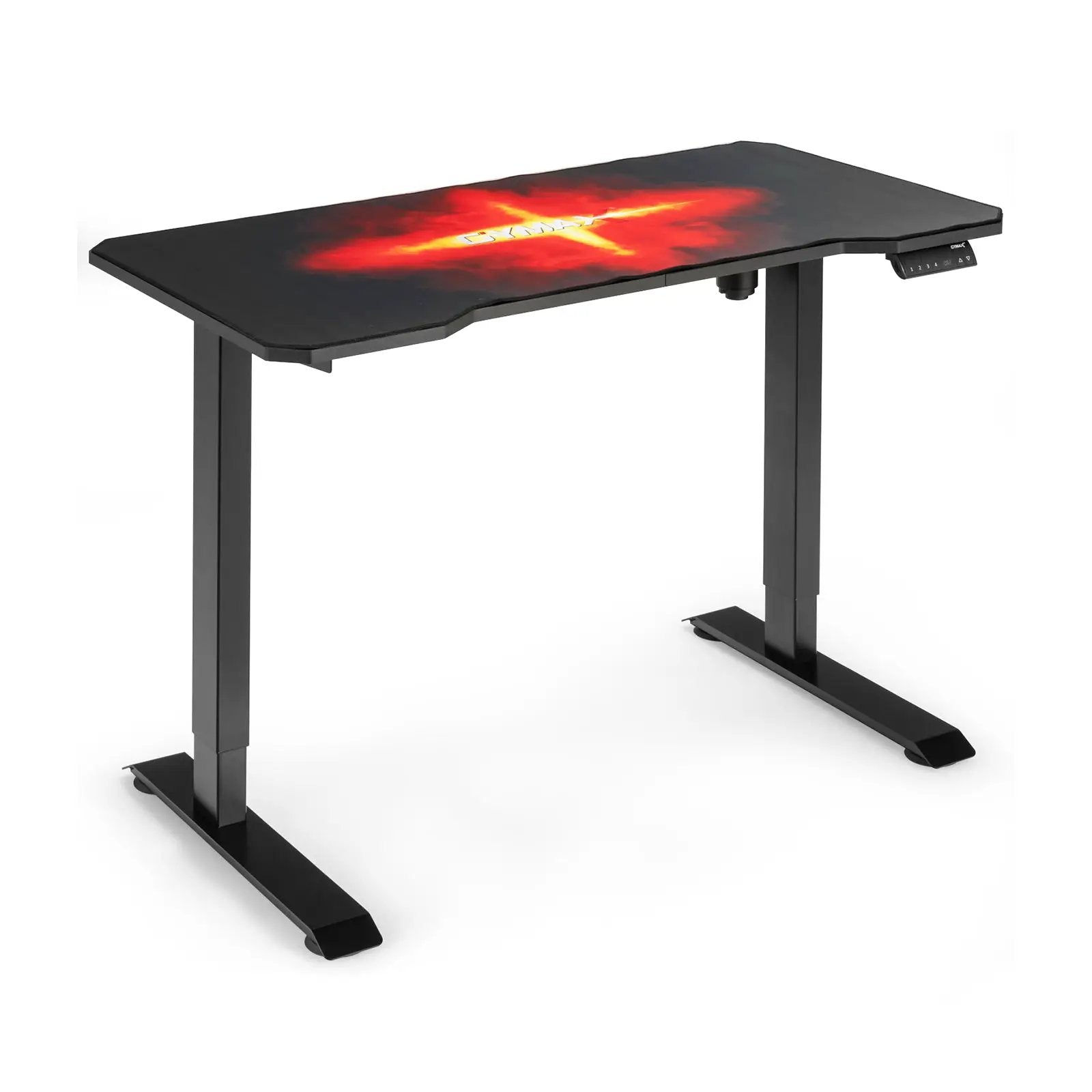 Electric Standing Gaming Desk with Height Adjustable Splice Board by DirectDeals