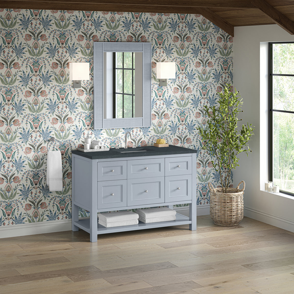 James Martin Breckenridge 48" Single Bathroom Vanity, Serenity Blue, view 40