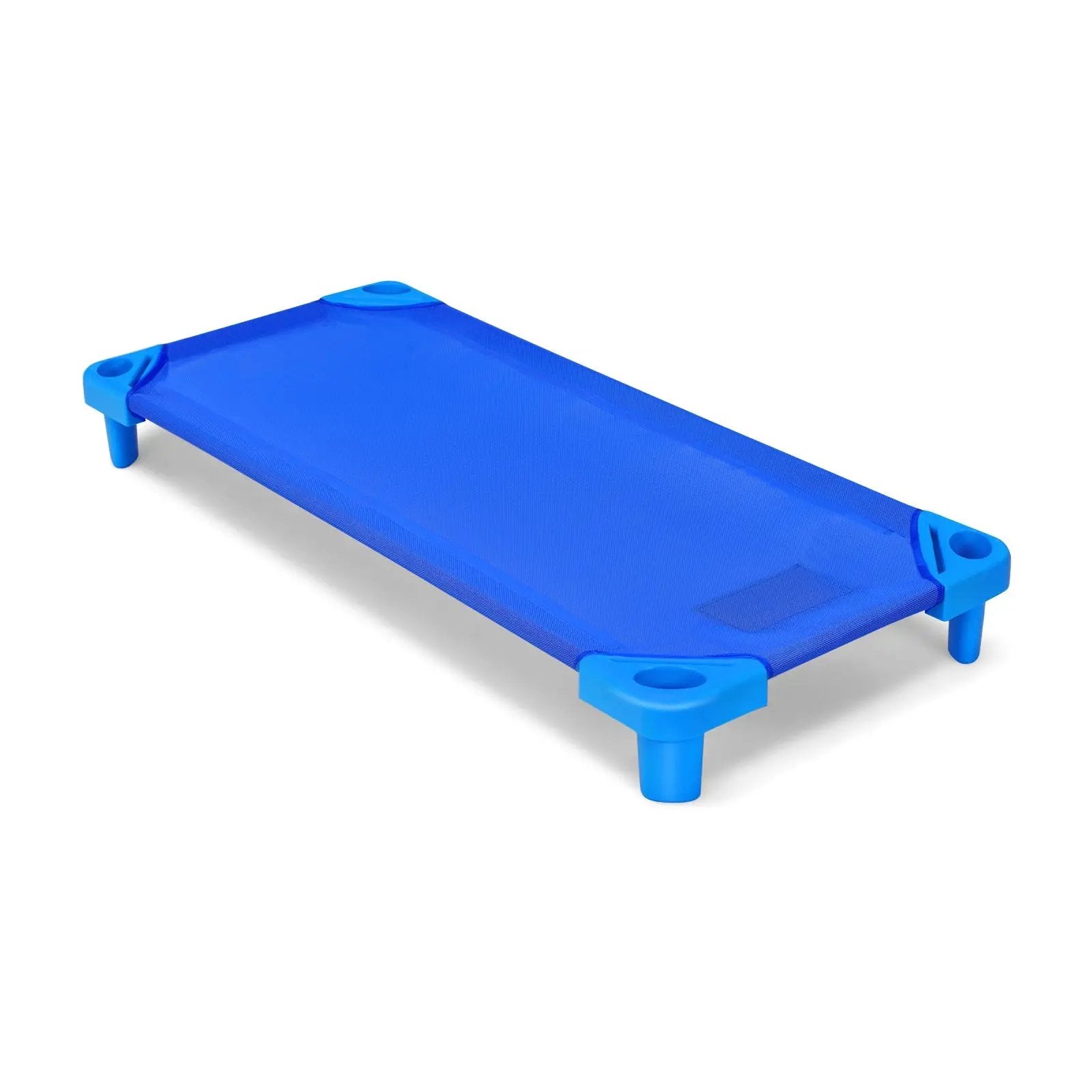 Pack of 4 Colorful Kids Stackable Naptime Cot by DirectDeals