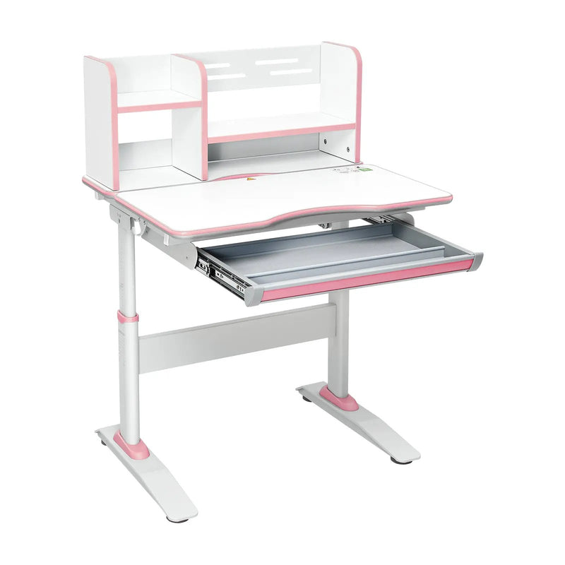 Kids Multifunctional Writing Desk with Tilt Desktop and Book Shelf by DirectDeals