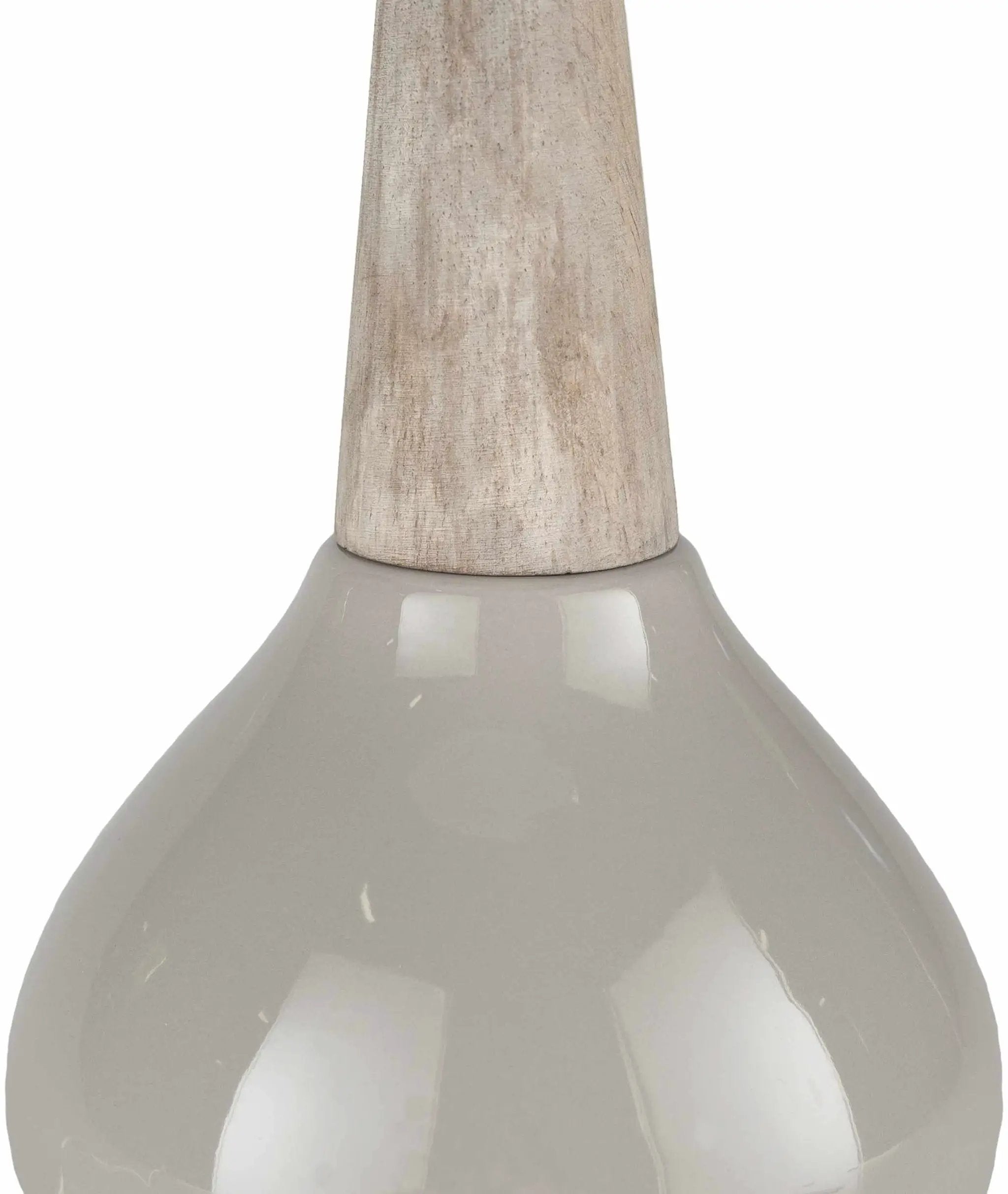 Hydesville Gray Ceramic Table Lamp - Clearance by Boutique Rugs