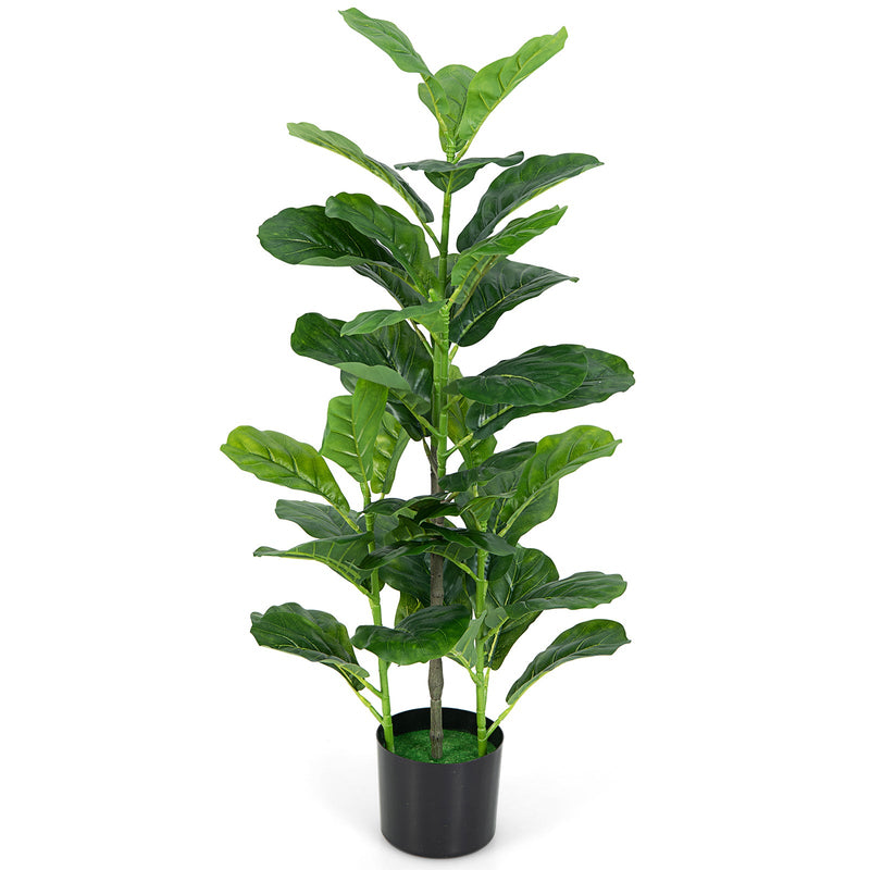 2-Pack Artificial Fiddle Leaf Fig Tree for Indoor and Outdoor by DirectDeals