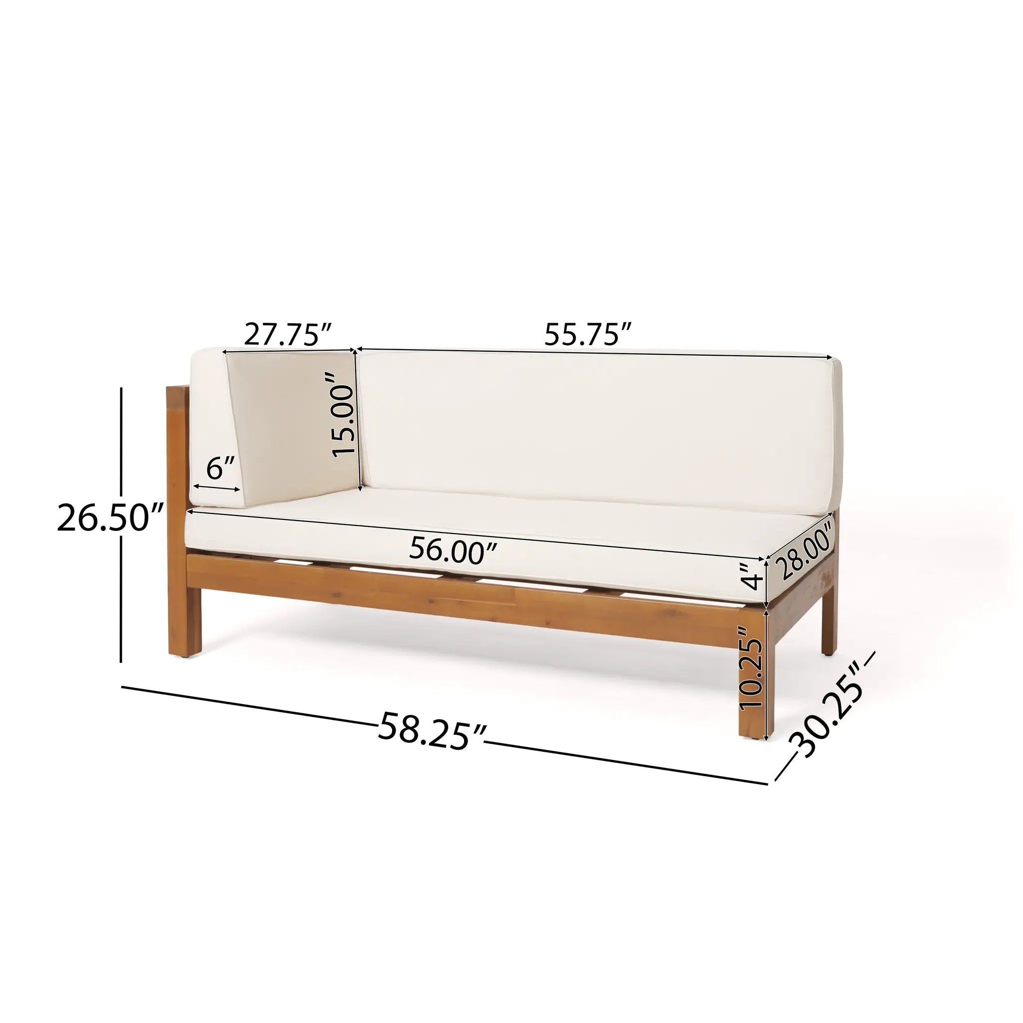 Brava X-Back 4-Piece Sofa Set by HouseOfZazla