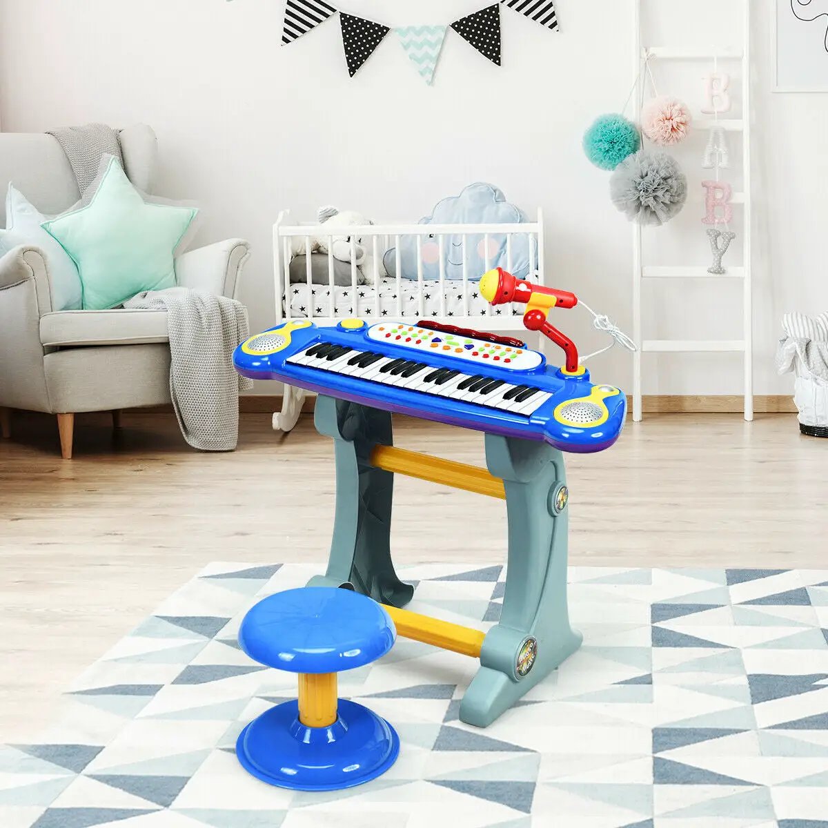 37 Key Electronic Keyboard Kids Toy Piano by DirectDeals